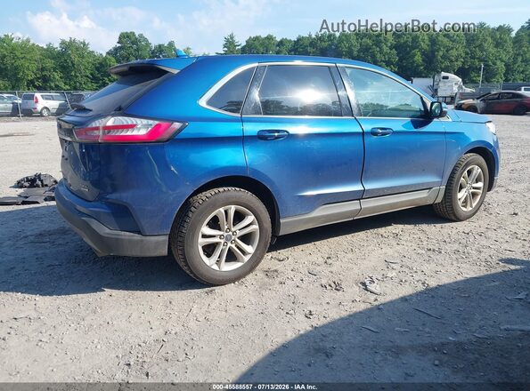 2FMPK4J98LBA47062 2020 FORD EDGE Blue Задня права чверть