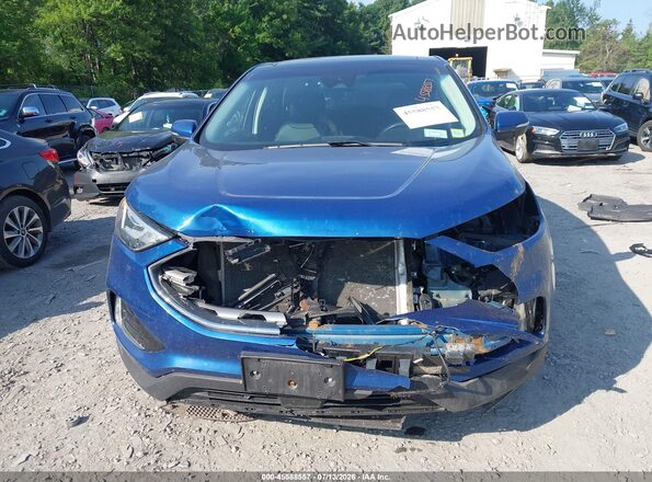 2FMPK4J98LBA47062 2020 FORD EDGE Blue Вид спереду