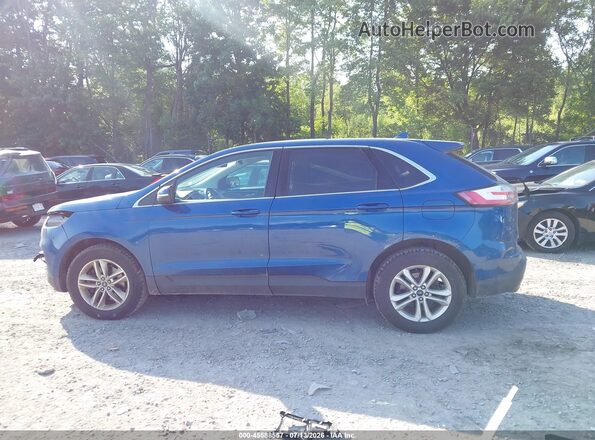 2FMPK4J98LBA47062 2020 FORD EDGE Blue Панорамний вид салону 360°