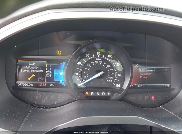 2FMPK4J98LBB03260 2020 FORD EDGE White Հետևի նստատեղերի տեսք