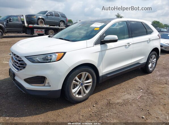 2FMPK4J98LBB03260 2020 FORD EDGE White Առջևի ձախ երեք քառորդ տեսարան