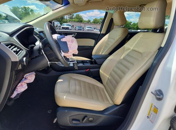 2FMPK4J98LBB25436 2020 FORD EDGE White Вид салону спереду