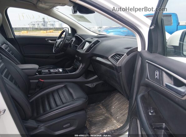 2FMPK4J98LBB37599 2020 FORD EDGE White Widok wnętrza z przodu