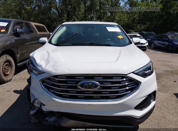 2FMPK4J98MBA02575 2021 FORD EDGE White წინა პანელის ხედი