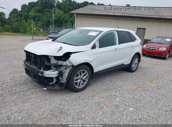 2FMPK4J98NBA07762 2022 FORD EDGE White წინა მარცხენა ხედი სამი მეოთხედიდან