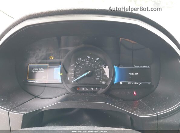 2FMPK4J98NBA07762 2022 FORD EDGE White უკანა სავარძლების ხედი
