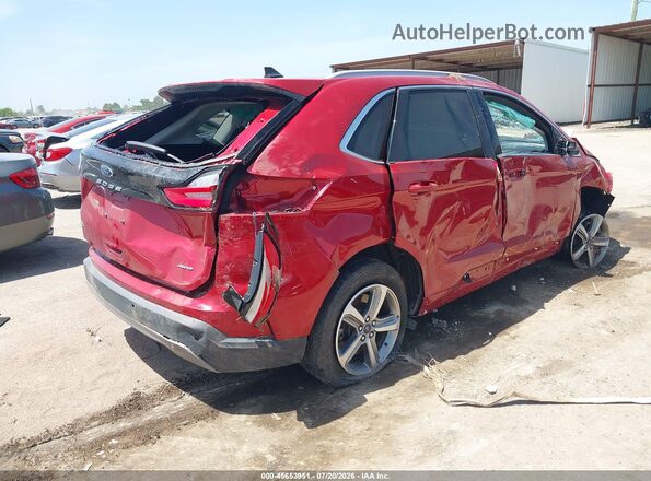 2FMPK4J98NBA17871 2022 FORD EDGE Red Trasero derecho
