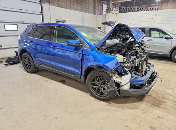 2FMPK4J98PBA23365 2023 FORD EDGE Blue Front right