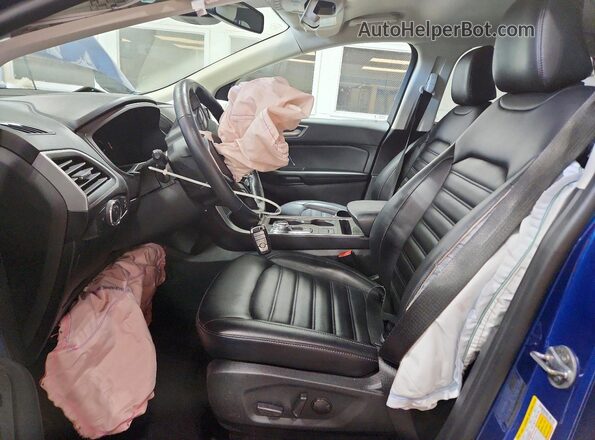 2FMPK4J98PBA23365 2023 FORD EDGE Blue Front interior view
