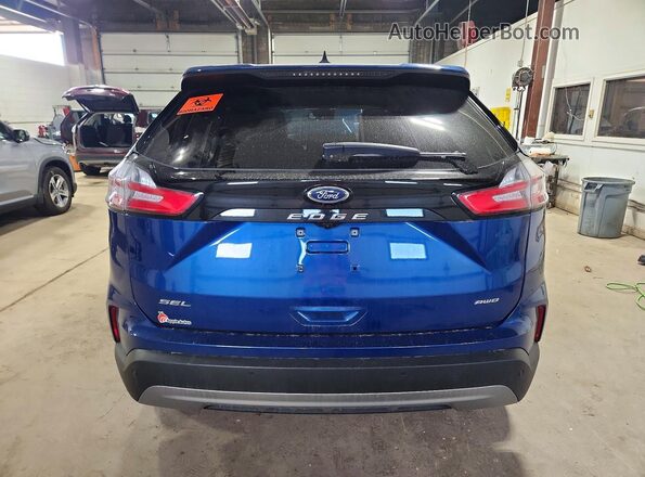 2FMPK4J98PBA23365 2023 FORD EDGE Blue Rear view