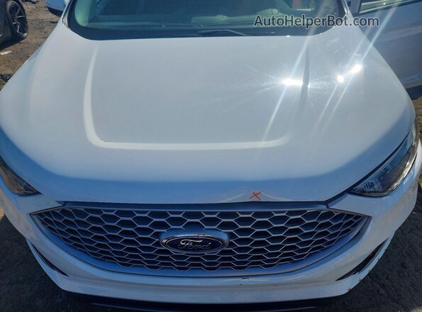 2FMPK4J98RBA80622 2024 FORD EDGE White ძრავის განყოფილების ხედი