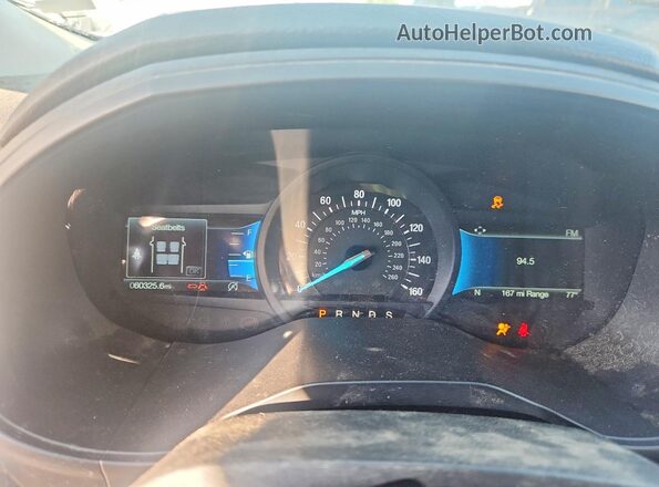 2FMPK4J98RBA80622 2024 FORD EDGE White ხელსაწყოთა პანელის ხედი
