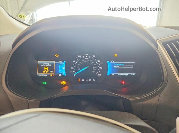 2FMPK4J98RBB03882 2024 FORD EDGE Silver Widok zestawu wskaźników