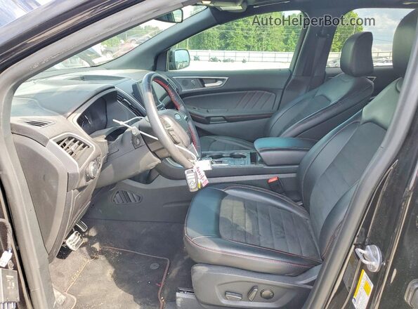 2FMPK4J98RBB16227 2024 FORD EDGE Черный Вид салона спереди