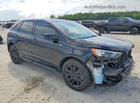 2FMPK4J98RBB16227 2024 FORD EDGE Черный Передняя правая четверть