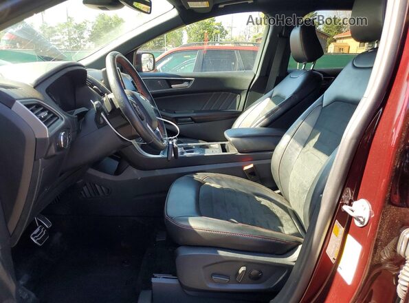 2FMPK4J98RBB22450 2024 FORD EDGE Бордовый Вид салона спереди