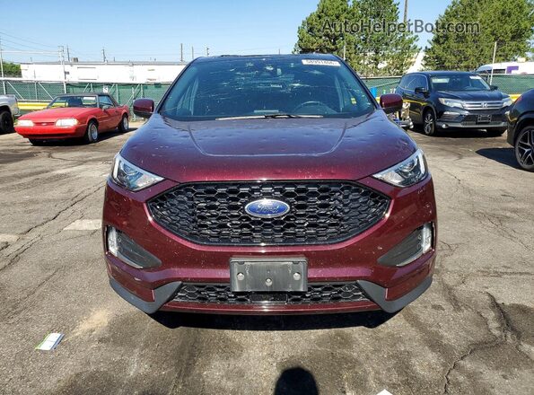 2FMPK4J98RBB22450 2024 FORD EDGE Бордовый Вид спереди