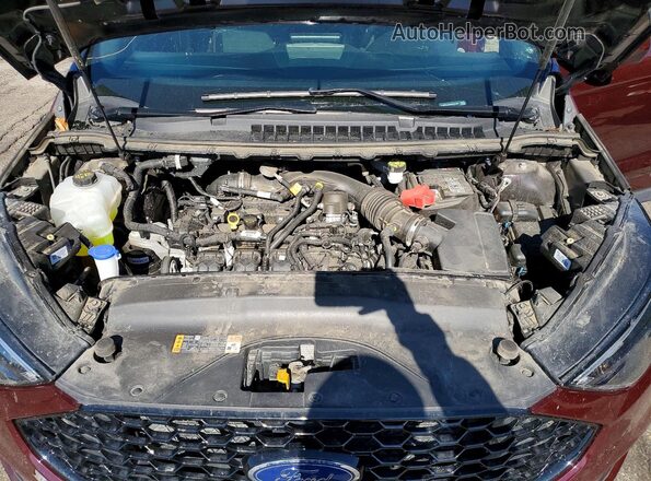 2FMPK4J98RBB22450 2024 FORD EDGE Бордовый Вид задней части салона