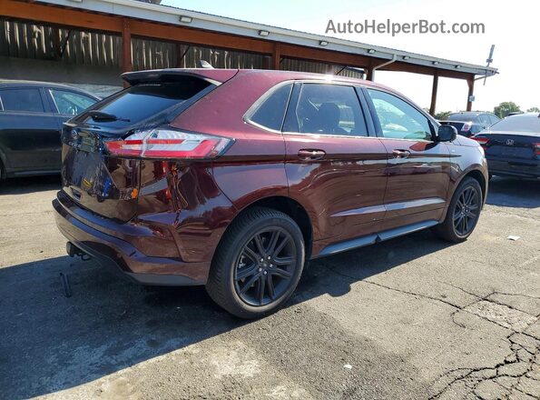 2FMPK4J98RBB22450 2024 FORD EDGE Бордовый Задняя правая четверть