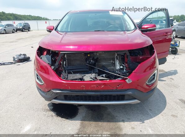 2FMPK4J99GBB30893 2016 FORD EDGE Red Vista frontal