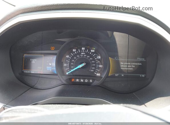 2FMPK4J99GBB30893 2016 FORD EDGE Red Vista de los asientos traseros
