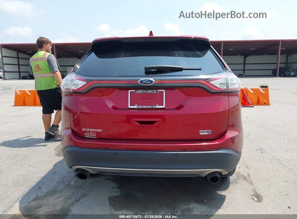 2FMPK4J99GBB30893 2016 FORD EDGE Red 