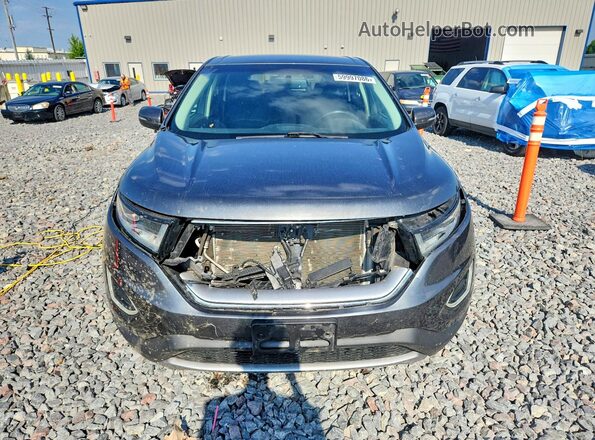 2FMPK4J99GBB70259 2016 FORD EDGE Charcoal წინა ხედი