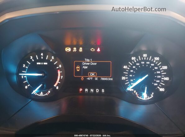 2FMPK4J99HBC01995 2017 FORD EDGE Черный Вид задних сидений