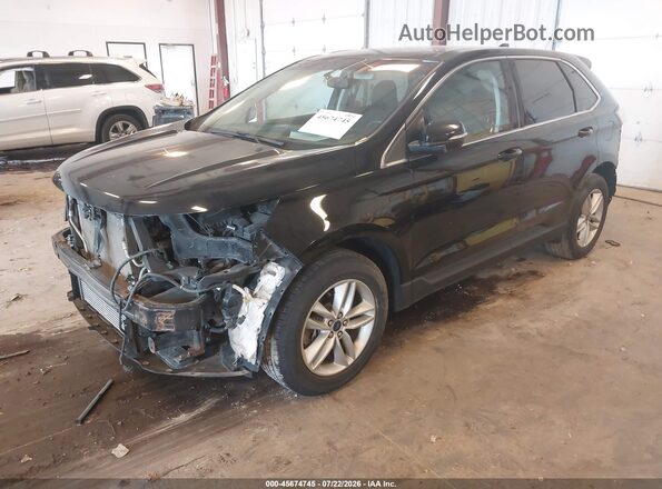 2FMPK4J99HBC01995 2017 FORD EDGE Черный Передняя левая четверть