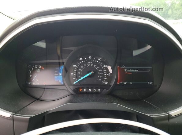 2FMPK4J99HBC55118 2017 FORD EDGE Gold Vista del cuadro de instrumentos