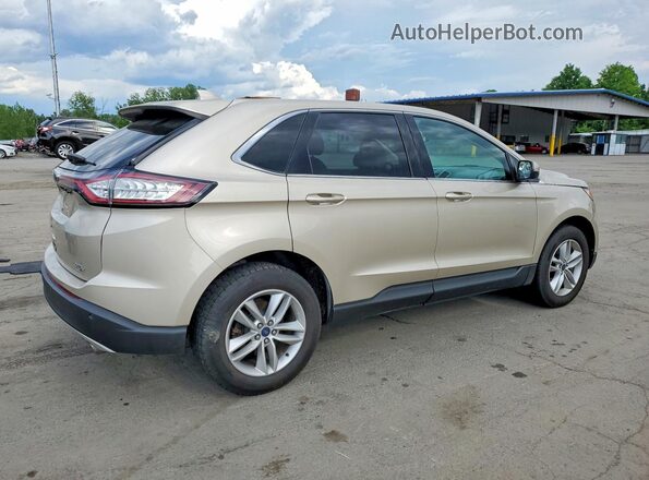 2FMPK4J99HBC55118 2017 FORD EDGE Gold Trasero derecho