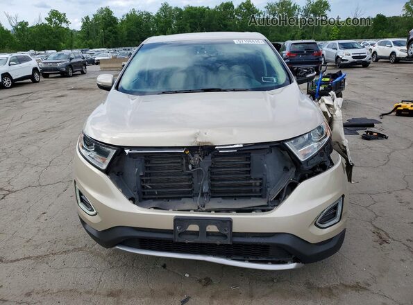 2FMPK4J99HBC55118 2017 FORD EDGE Gold Vista frontal