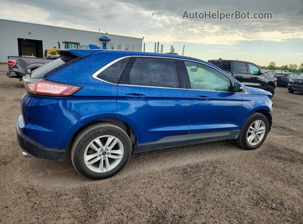 2FMPK4J99JBB08352 2018 FORD EDGE Blue Հետևի աջ