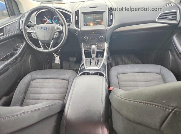 2FMPK4J99JBB08352 2018 FORD EDGE Blue Առջևի վահանակի տեսք