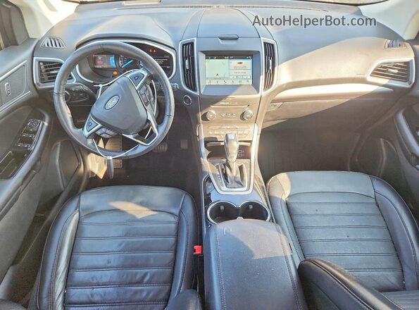 2FMPK4J99JBC21928 2018 FORD EDGE Черный Вид панели приборов