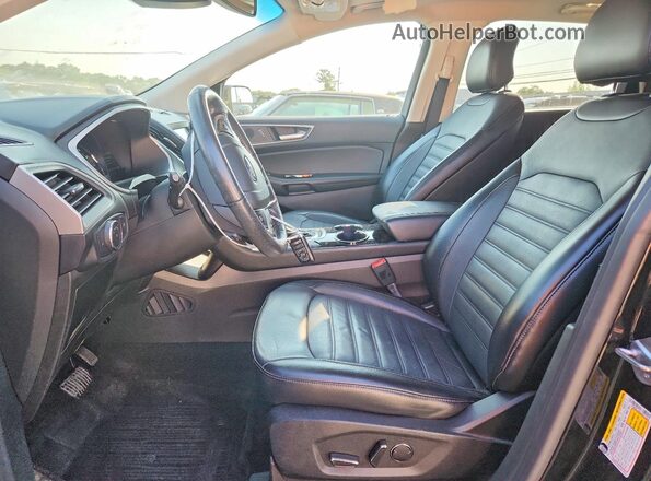 2FMPK4J99JBC21928 2018 FORD EDGE Черный Вид салона спереди