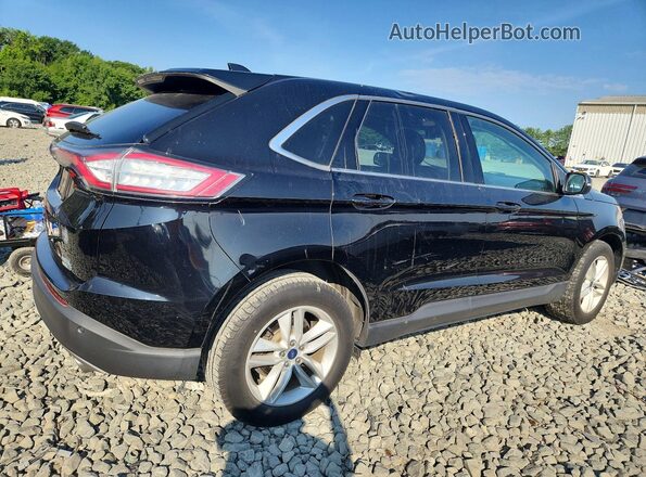 2FMPK4J99JBC21928 2018 FORD EDGE Черный Задняя правая четверть
