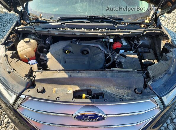 2FMPK4J99JBC21928 2018 FORD EDGE Черный Вид подкапотного пространства