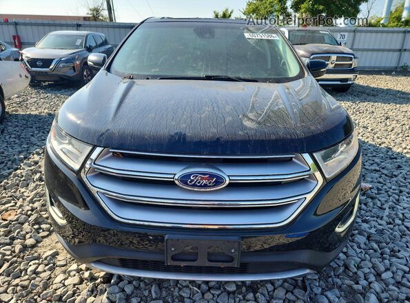2FMPK4J99JBC21928 2018 FORD EDGE Черный Вид спереди