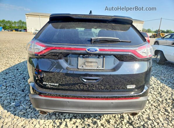 2FMPK4J99JBC21928 2018 FORD EDGE Черный Вид сзади