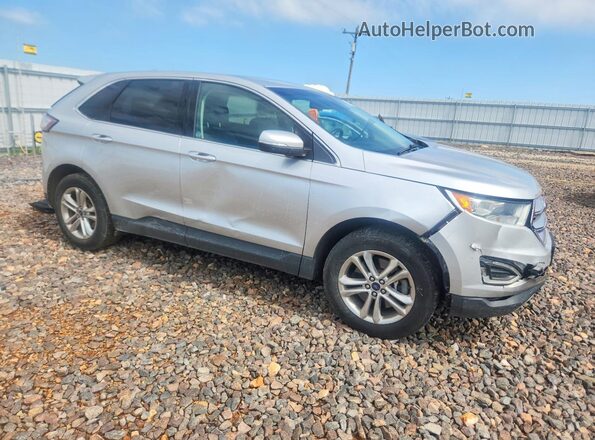 2FMPK4J99JBC46831 2018 FORD EDGE Silver Delantero derecho