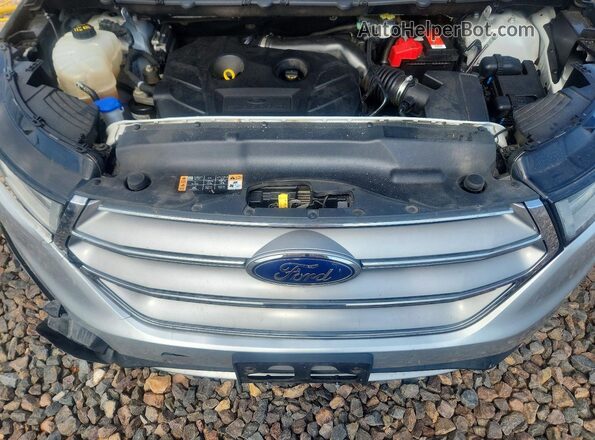 2FMPK4J99JBC46831 2018 FORD EDGE Silver Vista del compartimento del motor