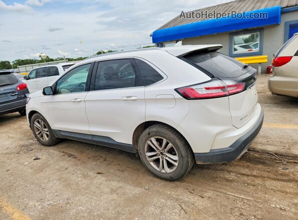 2FMPK4J99KBB01287 2019 FORD EDGE White Tył lewy