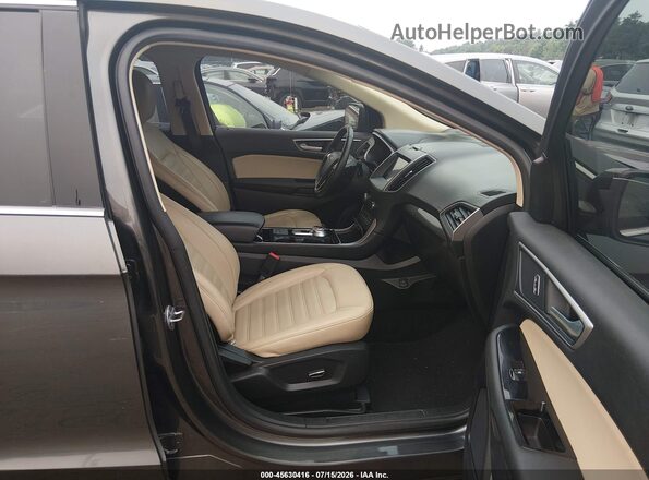 2FMPK4J99KBC37743 2019 FORD EDGE Gray Սալոնի դիմացի տեսք