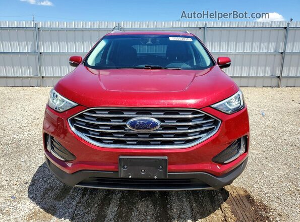 2FMPK4J99LBA06827 2020 FORD EDGE Red Вид спереду