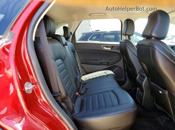 2FMPK4J99LBA06827 2020 FORD EDGE Red Вид задньої частини салону