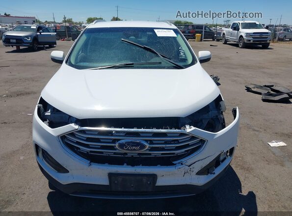 2FMPK4J99LBA15074 2020 FORD EDGE White Widok zestawu wskaźników