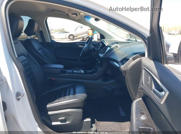2FMPK4J99LBA15074 2020 FORD EDGE White Widok wnętrza z przodu