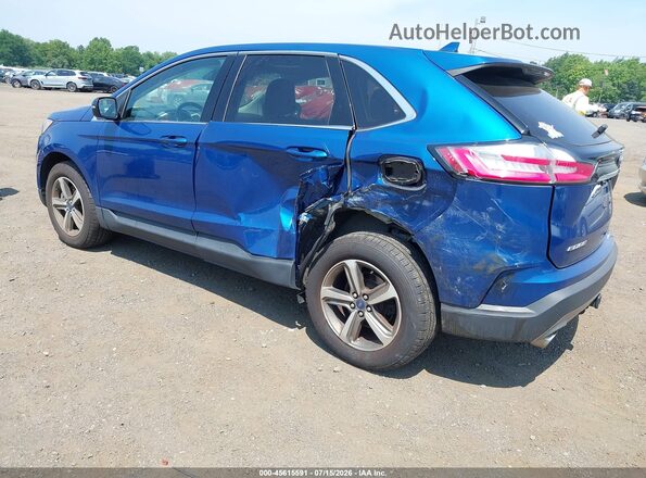 2FMPK4J99LBA61309 2020 FORD EDGE Dark Blue Rear left
