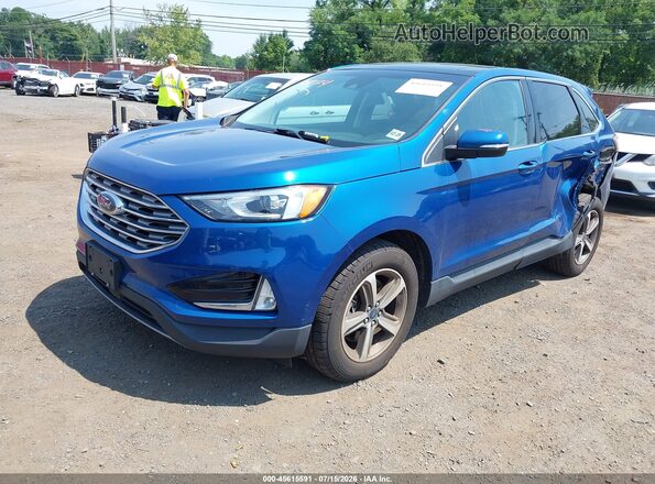 2FMPK4J99LBA61309 2020 FORD EDGE Dark Blue Front left